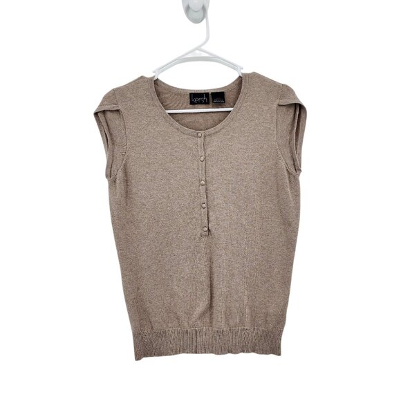 Kersh Women's Cotton Stretch Regular Fit Button Front Sweater - XL - Picture 1 of 8